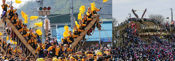 諏訪市御柱祭の写真１～２枚